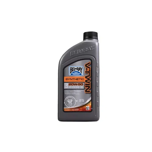 BEL-RAY V-TWIN SYNTHETIC 4 STROKE ENGINE OIL 20W-50 - 1L