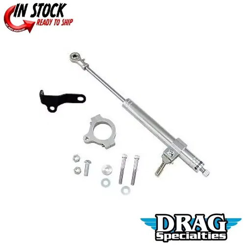 Drag Specialties 0414-0410 Steering Damper Kit - '04-'06 Sportster