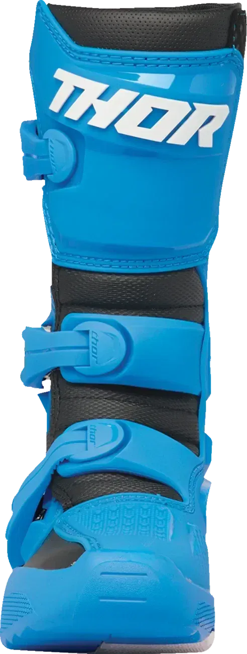 THOR Youth Blitz Fits XR Boots - Black/Blue - Size 2 3411-0732