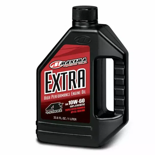 Maxima Racing Extra Full-Synthetic Triple Ester 4-Stroke Motor Oil (10W-60) 1 L