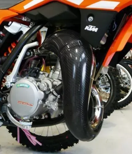 P3 Carbon Fiber FMF Pipe Guard For Gas Gas 250 / 300 11-14 104064