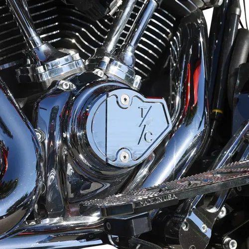 THRASHIN SUPPLY CO. Cam Cover - Gen Fits 2 - Smooth - Chrome - M8 TSC-3028-3