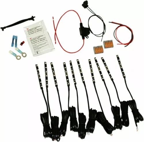 Custom Dynamics MagicFLEX2 LED Engine Kit Blue For Sport Bike 2040-1561