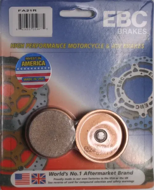 EBC R Series Long Life Sintered Brake Pads FA21R