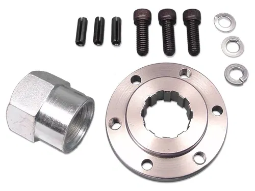 BDL Belt Drive Pulley 1"  Insert and Nut for Harley Davidson by V-Twin