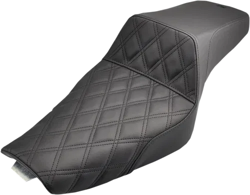 SADDLEMEN Step-Up Fits Seat - Front Lattice Stitch - Black - XL 807-11-172