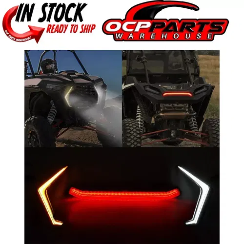 FRONT AND REAR ACCENT FANG LIGHT KIT 2019-2024 POLARIS RZR XP 4 TURBO 1000