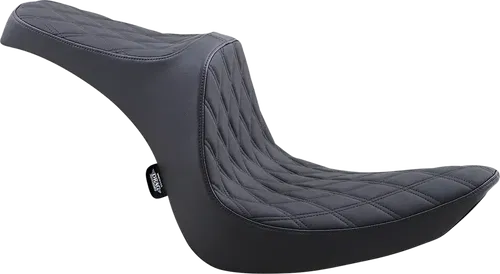 DRAG SPECIALTIES SEATS Predator III Fits 2-Up Seat - Double Diamond - Black W/