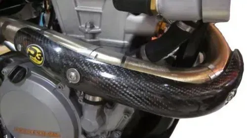 P3 Carbon Fiber Stock Heat Shield For KTM 350 XCF-W / EXC-F 11-16 201091