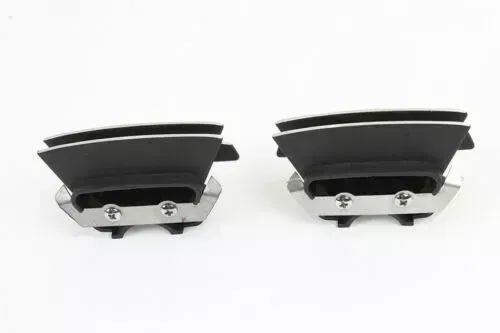 M8 Finned Spark Plug Cover Set for Harley Davidson motorcycles by V-Twin Black