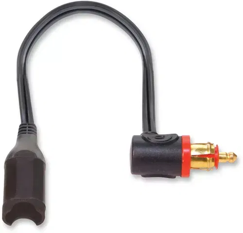 TecMate OptiMate Low Profile 90° SAE to DIN/BIKE Adapter Cable O19