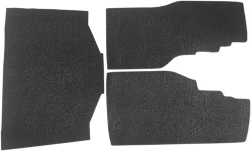 DRAG SPECIALTIES Saddlebag/Tourbox Floormats - Black - Fits Gold Wing '88-'00