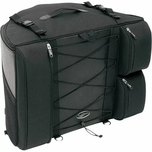 Saddlemen BR4100 Dresser Back Seat Bag Rigid for Harley Touring Models