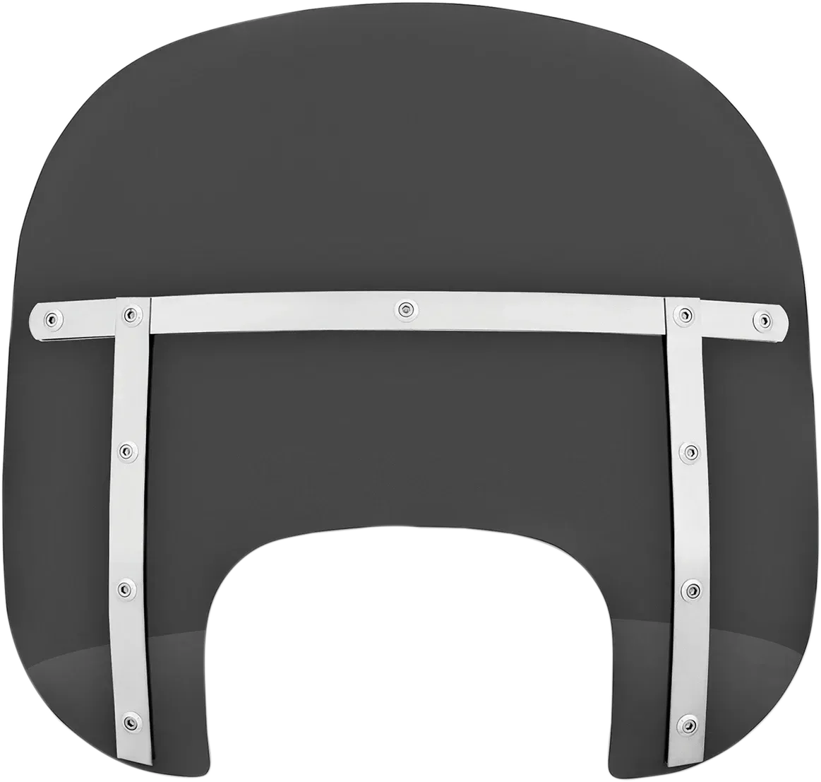 MEMPHIS SHADES Fats Windshield - Dark Black Smoke - 13" - Fits FLFB/S MEM6010