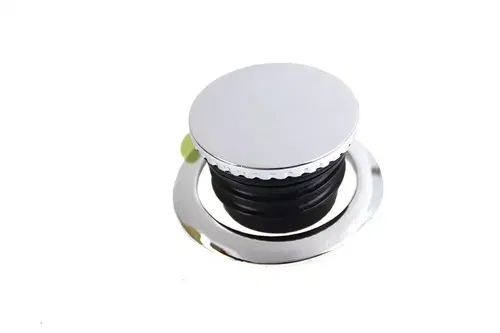 Flush Mount Gas Cap Chrome fits Harley Davidson 38-7059