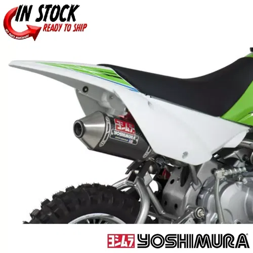 Yoshimura RS-2 Mini Stainless/Carbon System-Kawasaki-KLX 110 2002 - 2019