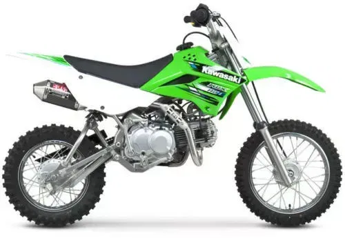 Yoshimura RS-2 Mini Stainless/Carbon System-Kawasaki-KLX 110 2002 - 2019