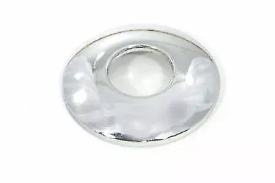 Chrome Shock Stud Washers 1/2  Hole for Harley Davidson by V-Twin 10 Pack