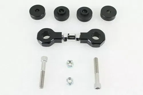 Top Engine Mount Stabilizer Kit Black for Harley Davidson by V-Twin  31-0363