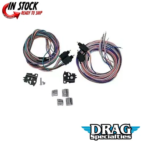 Drag Specialties 0616-0126 Chrome Handlebar Switch Kit 99-13 w/ Radio & Cruise
