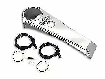 Chrome Long Rider Style Dash Panel for Harley Davidson by V-Twin