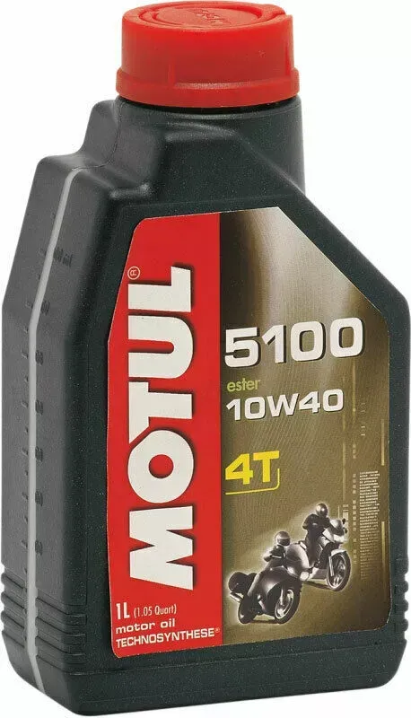 Motul 5100 4T Semi-Synthetic 4-Stroke Motor Oil | 10W-40 | 1 Quart | 104066
