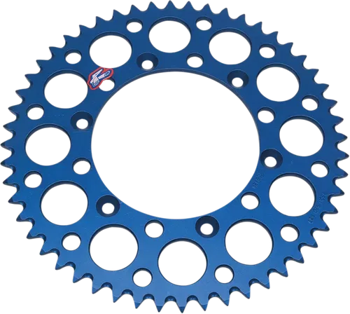 RENTHAL Rear Sprocket - Aluminum - Fits 48 Tooth - Blue - Yamaha 150U-520-48GBBU