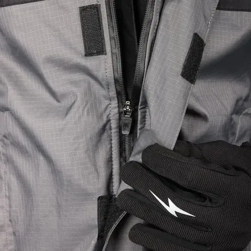 THRASHIN SUPPLY CO. Mission WP Rain Jacket - Black/Gray - Fits 3XL TMJ-11-13