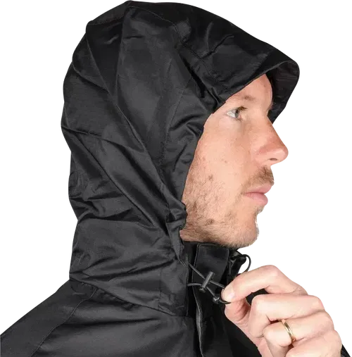 THRASHIN SUPPLY CO. Mission WP Rain Jacket - Black/Gray - Fits 3XL TMJ-11-13