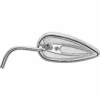 Arlen Ness Left Side Chrome Teardrop Mirror for Harley SOLD EACH 1901-2241