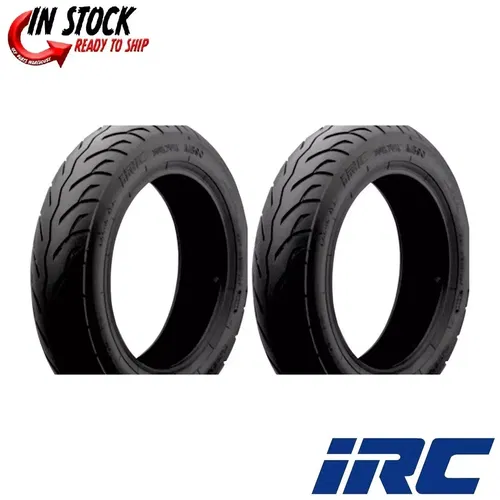 2) IRC 80/90-10 MB90 Front & Rear Tires Yamaha 92-01 CY50 Jog, 01-06 YJ50 Vino