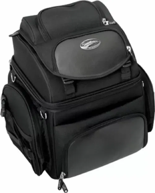 Saddlemen Sissy Bar Back Rest Bag BR1800 Motorcycle Luggage Universal New