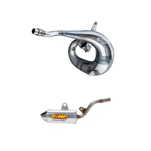 FMF FACTORY FATTY EXHAUST PIPE W POWERCORE 2 SHORTY SILENCER 2014-2024 KX85