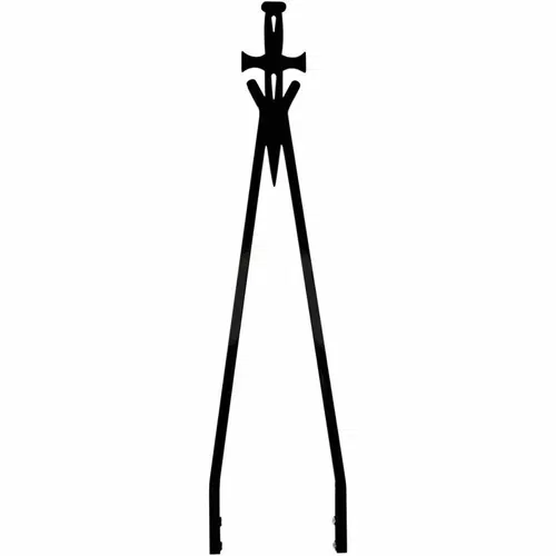 Cycle Visions Black 30" Daggertude Style Sissy Bar 6.8-7.7" Width Harley Custom