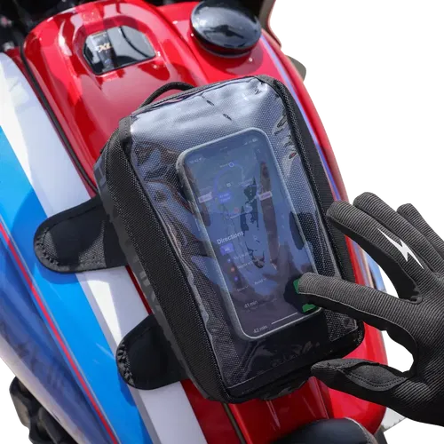 THRASHIN SUPPLY CO. Magnetic Tank Bag - Fits 3.5L - Black TSB-0017
