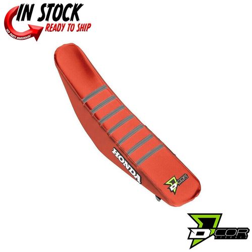 D'COR Seat Cover  Red/Red/Gray Honda CRF250R/RX 18-21 CRF450R/RX 17-20