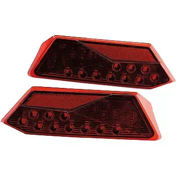 Moose Utility Division LED Tail Lights for RZR1000 Red 2001-2232