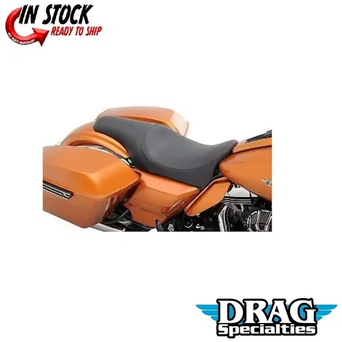 Drag Specialties Smooth Plain Predator Seat for Harley Touring 08-20
