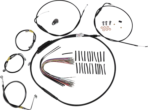 BURLY BRAND Control Kit For Early Fits Touring Bikes With Bagger Bar Handlebars