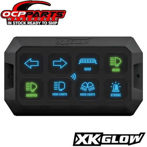 NEW XK GLOW XKCOMMAND OFF ROAD SWITCH PANEL WITH BLUETOOTH XK-CMD-KIT