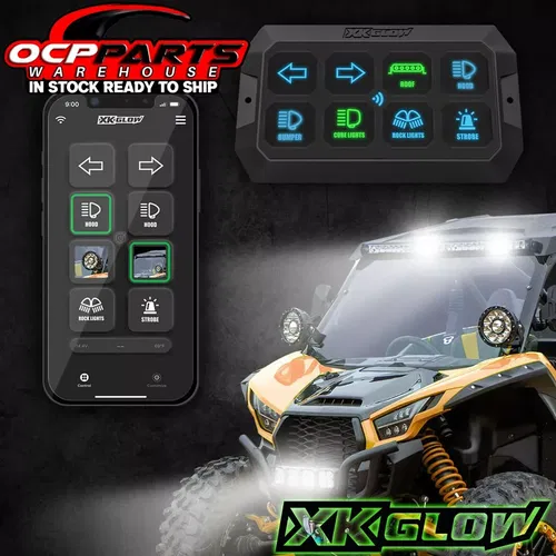 NEW XK GLOW XKCOMMAND OFF ROAD SWITCH PANEL WITH BLUETOOTH XK-CMD-KIT