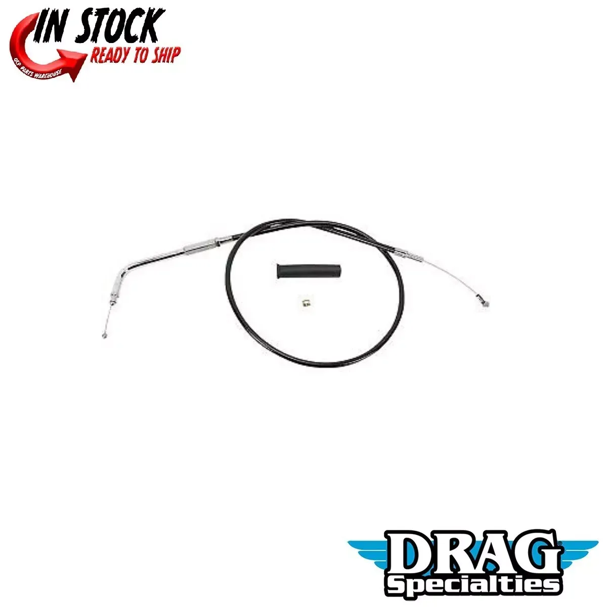 DRAG SPECIALTIES 0651-0135 Black Vinyl Idle Cable