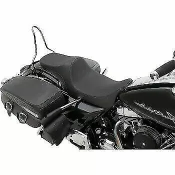 Drag Specialties Seat Predator III 2-Up Smooth Plain for Harley Touring