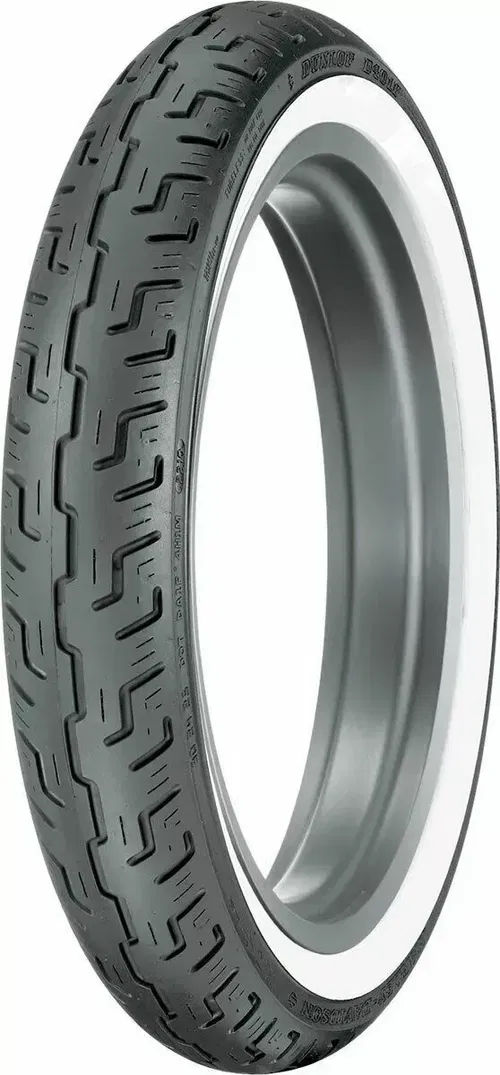 Dunlop D401 Bias Whitewall Front Tire 100/90-19 V-Twin/Cruiser 0305-0399