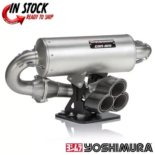 2017 - 2023 CAN AM MAVERICK X3 OEM NEW YOSHIMURA SLIPON EXHAUST SYSTEM