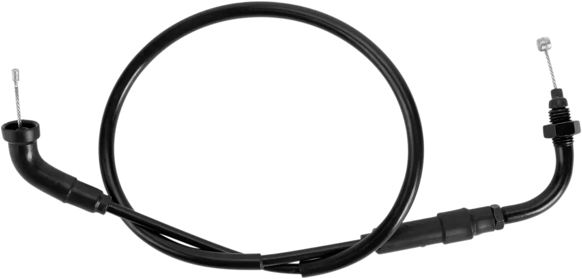 MOTION PRO Black Vinyl Throttle Cable - Pull - Fits '86-'25 Honda 50 02-0418