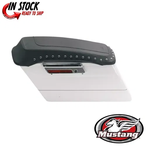 Mustang Saddlebag Lid Covers Chrome Studs 3501-0565