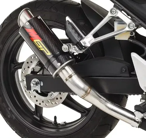HOTBODIES MGP CARBON FIBER SLIP ON EXHAUST MUFFLER HONDA CBR 500 300R 2013-2022
