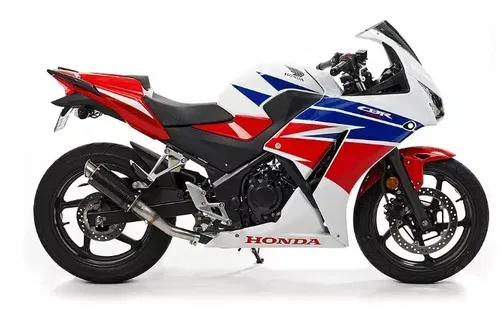 HOTBODIES MGP CARBON FIBER SLIP ON EXHAUST MUFFLER HONDA CBR 500 300R 2013-2022