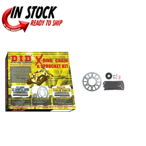 DID VX2 Pro-Street X-Ring 520 Chain/Sprocket Kit (16/43) 07-12 ZX-6R Ninja